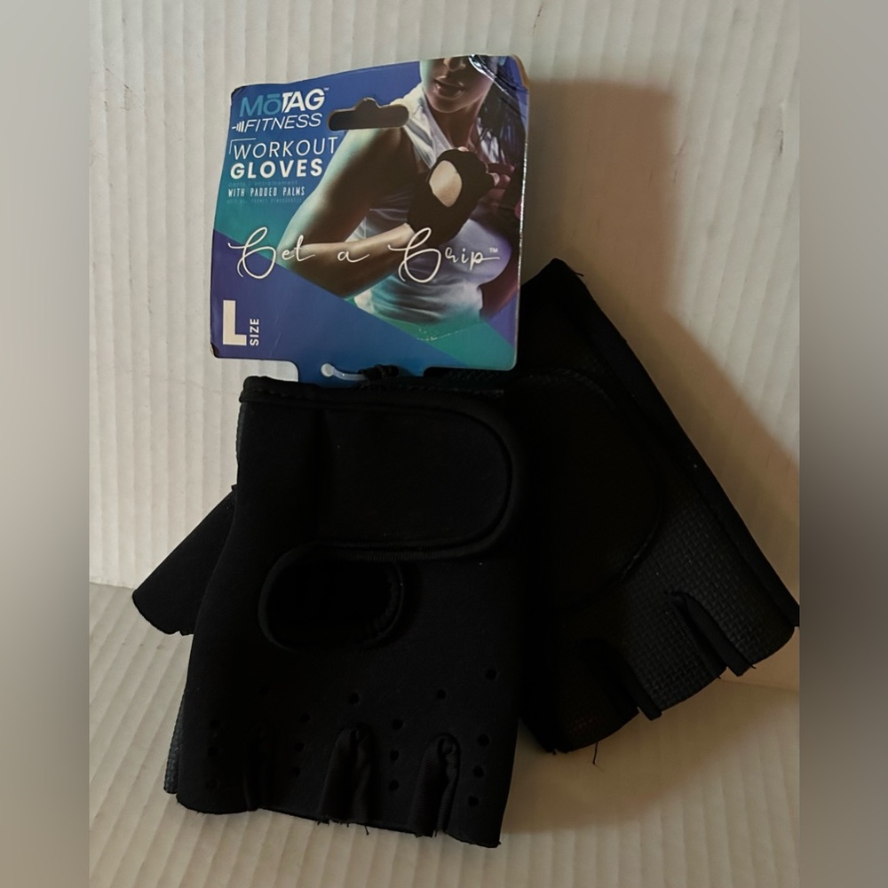Fitness gloves Workout weight lifting gym wear size large women’s black